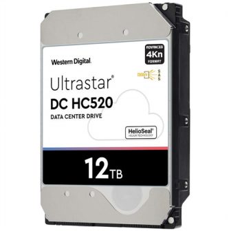 Western Digital Ultrastar HC520 12TB 3,5" LFF SAS 4Kn Native 12Gbps 7200rpm 256MB HUH721212AL420 Enterprise Drive (NEW)