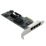   Dell Quad Port 1GbE RJ45 Server Adapter Ethernet PCIe Network Interface Card Intel Pro 1000 E1G44ET Dell HM9JY CWKPJ (New)