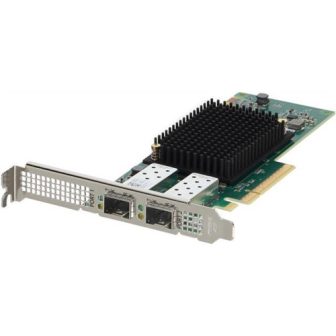 Emulex LightPulse LPe35002 32Gbps Dual Port SFP+ Fibre Channel HBA Host Bus Adapte Card PCI-e Low Profile Dell 05KW3M 0PD89Y (New)